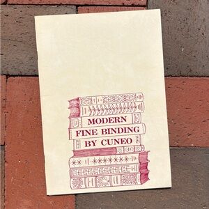 1966 Modern Fine Binding by Cuneo Bookbinding Art Bibliophile Book Literary
